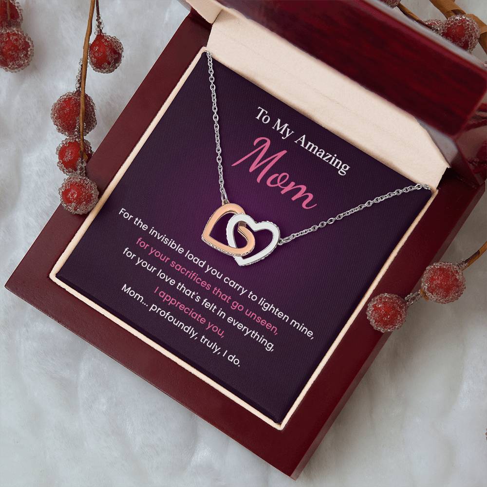 Gift for Mom - Elegant Necklace with Loving Message