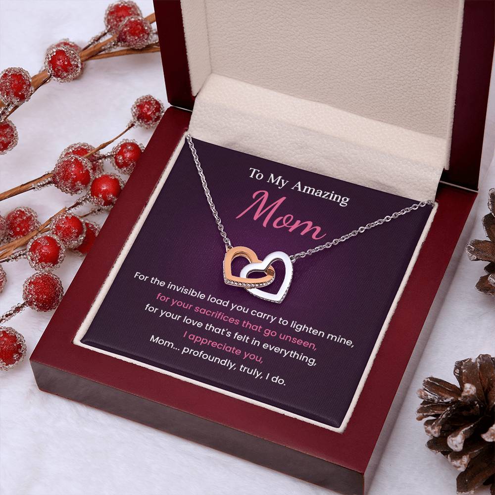 Gift for Mom - Elegant Necklace with Loving Message