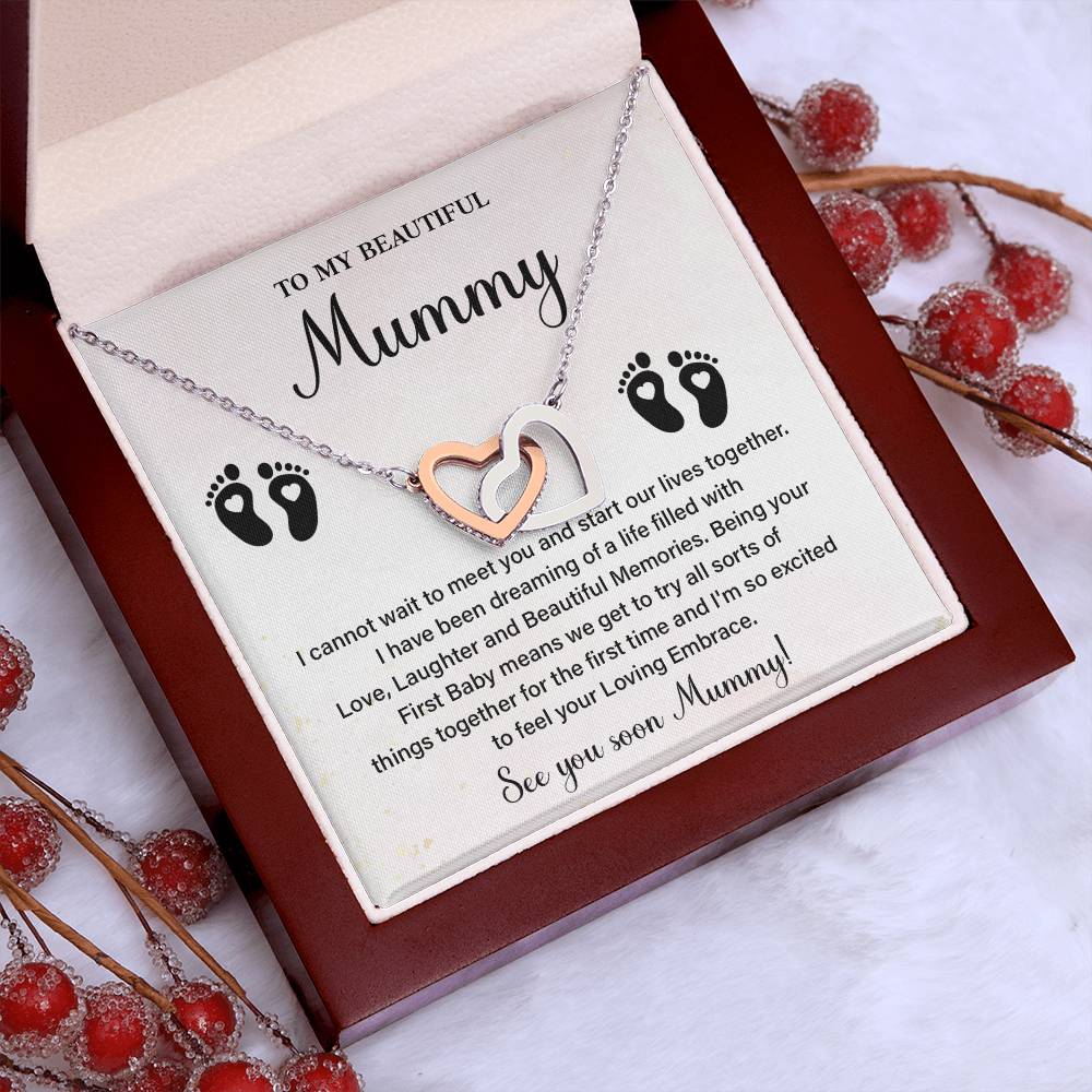 See You Soon Mummy Necklace – First Baby Gift