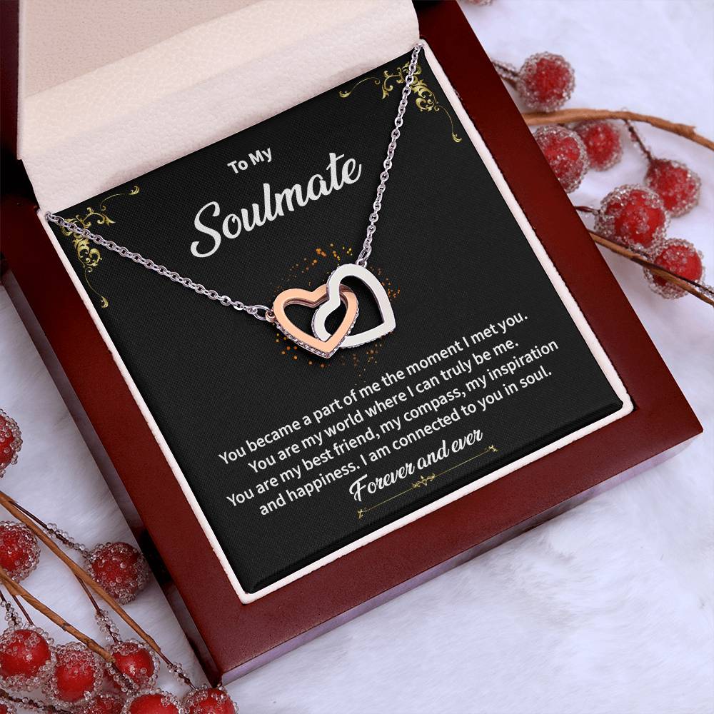 Interlocking Hearts Necklace – Soulmate Gift Box