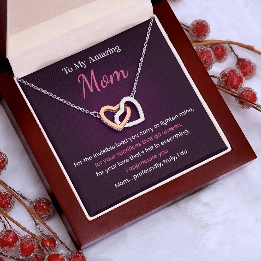 Gift for Mom - Elegant Necklace with Loving Message