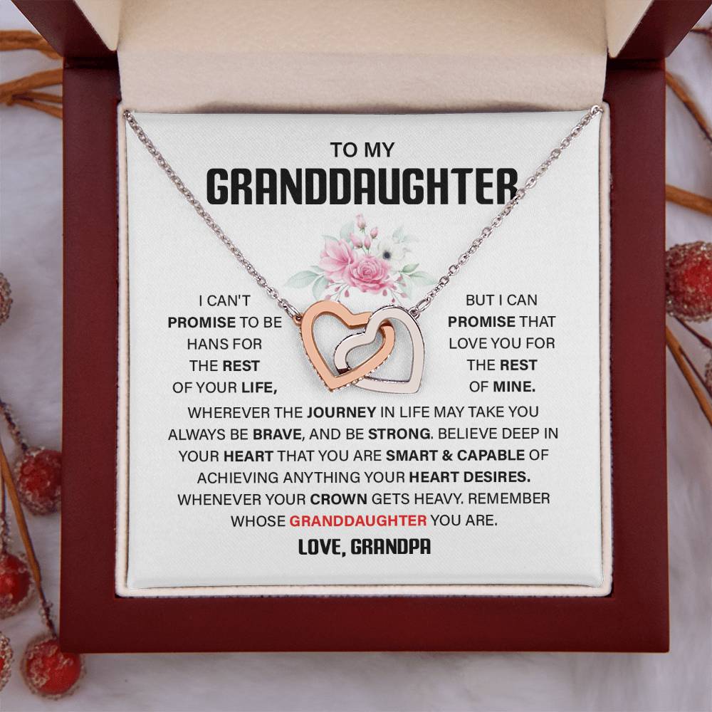 Granddaughter Gift from Grandpa – Interlocking Hearts Box