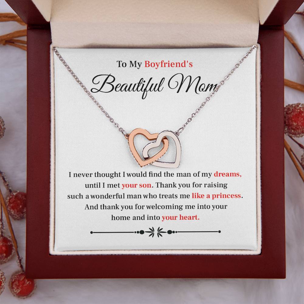 Boyfriend’s Mom Necklace Gift from Girlfriend