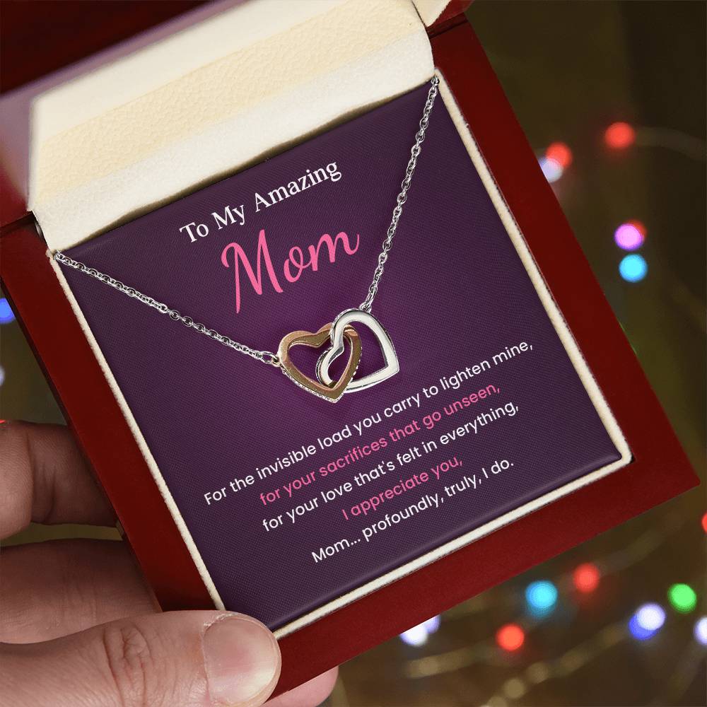 Gift for Mom - Elegant Necklace with Loving Message