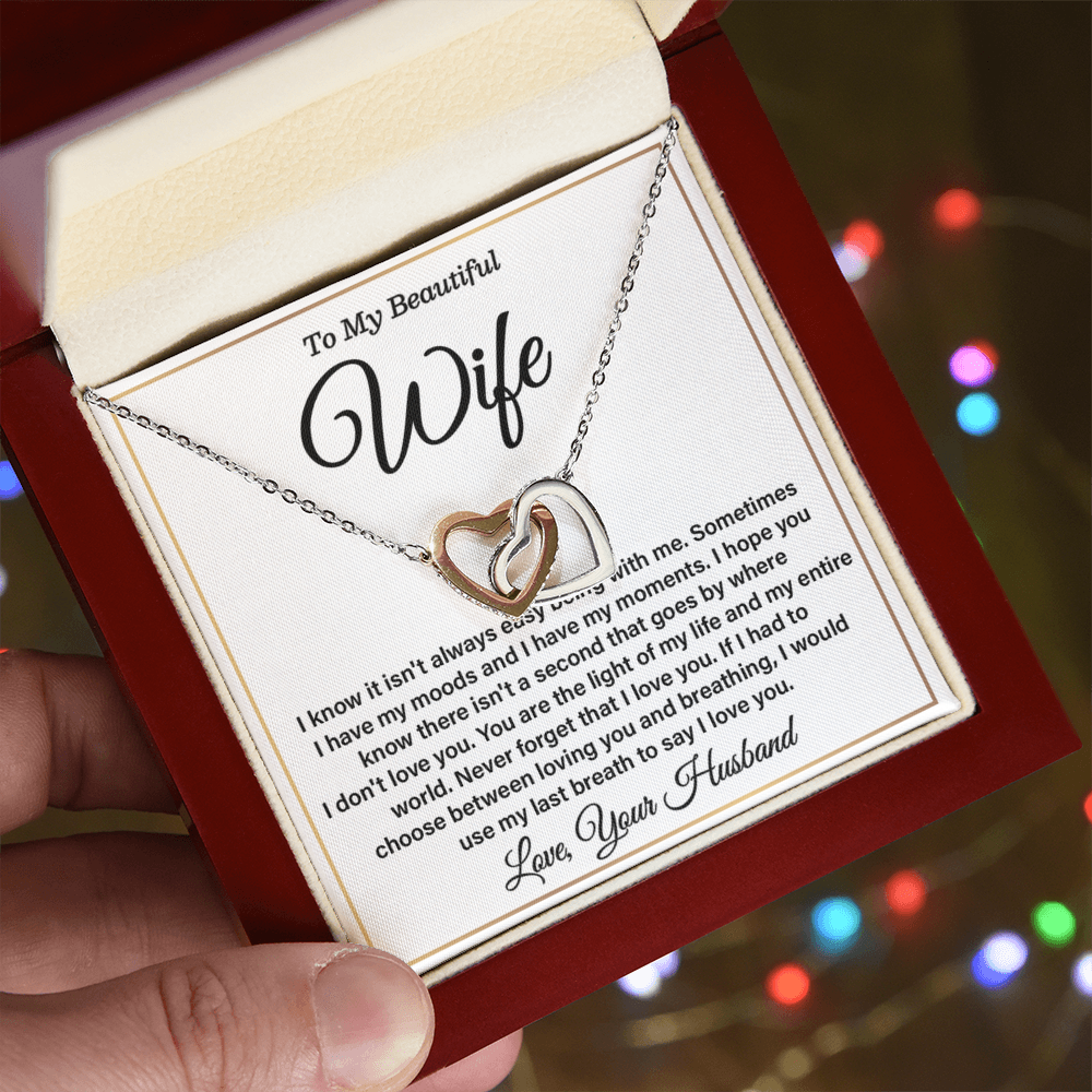 Romantic Gift For Wife From Husband With Loving Message Card