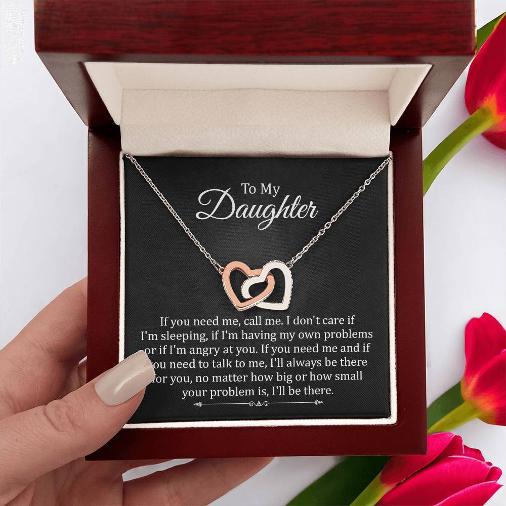 To My Daughter Necklace Gift From Mom and Dad