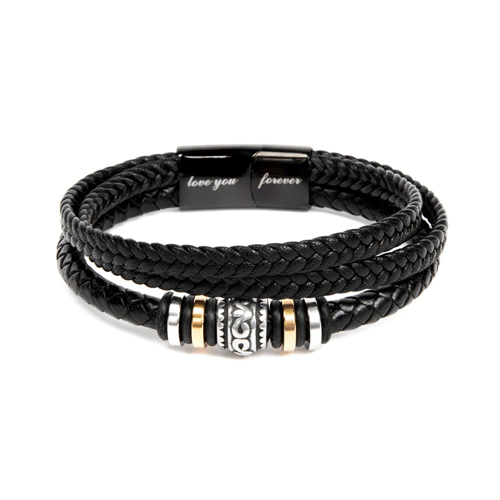 "To My Son - Dance in the Rain - Motivational and Inspirational Love Bracelet"