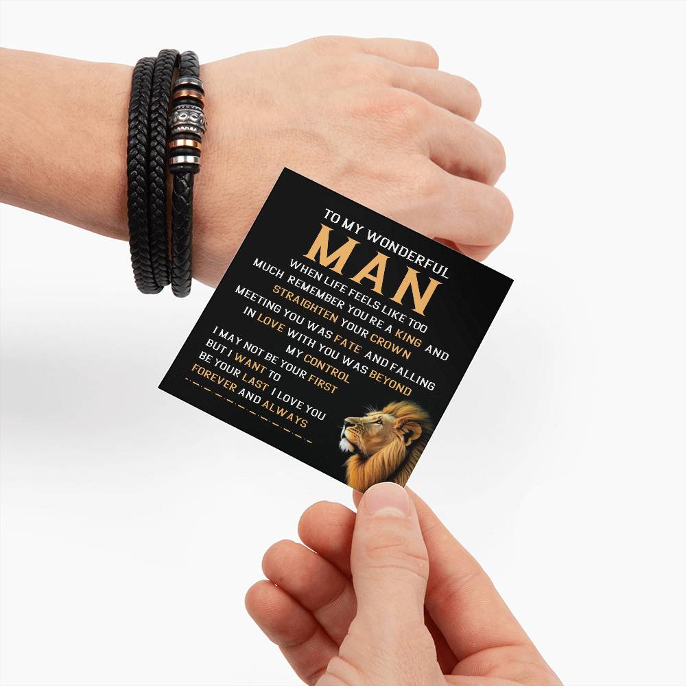 Bracelet Gift for Boyfriend or Husband, Gift Box Included