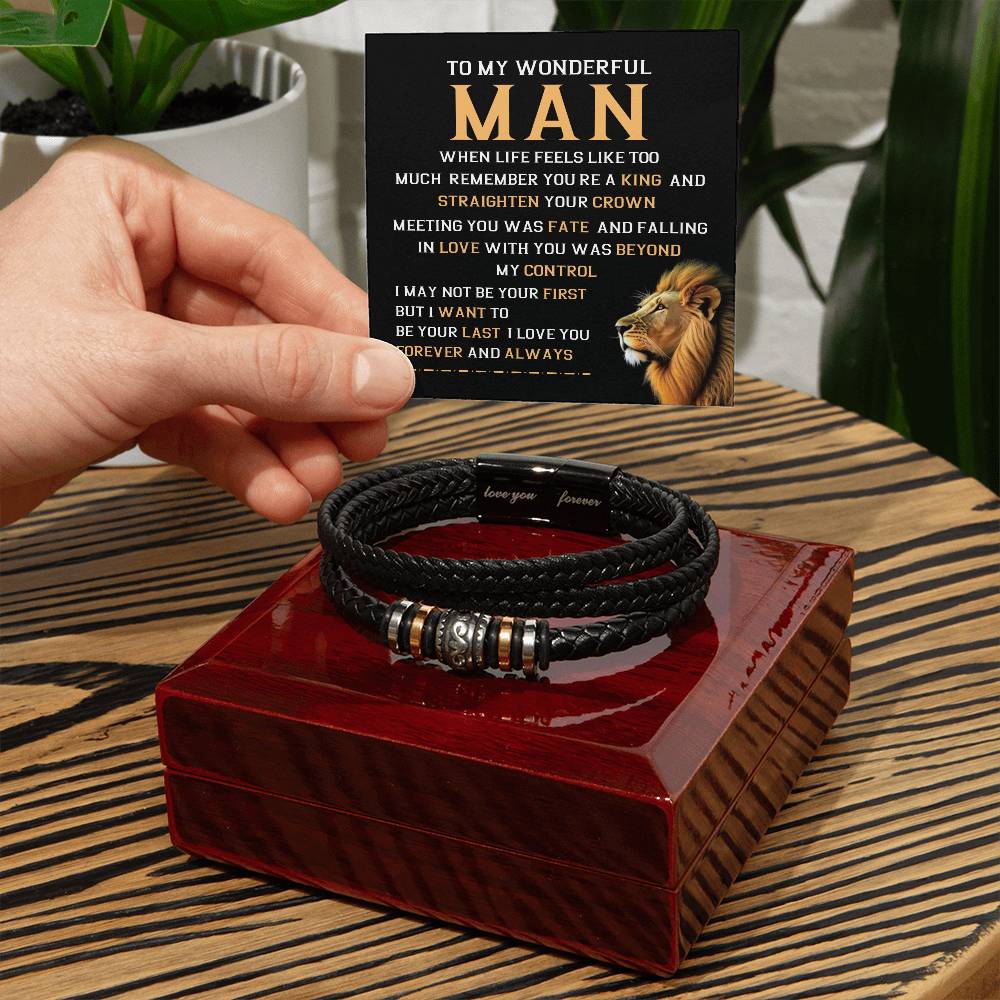 Bracelet Gift for Boyfriend or Husband, Gift Box Included