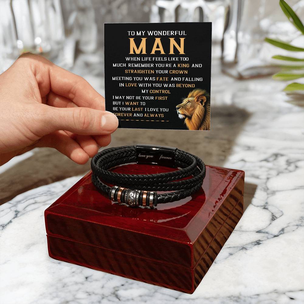 Bracelet Gift for Boyfriend or Husband, Gift Box Included