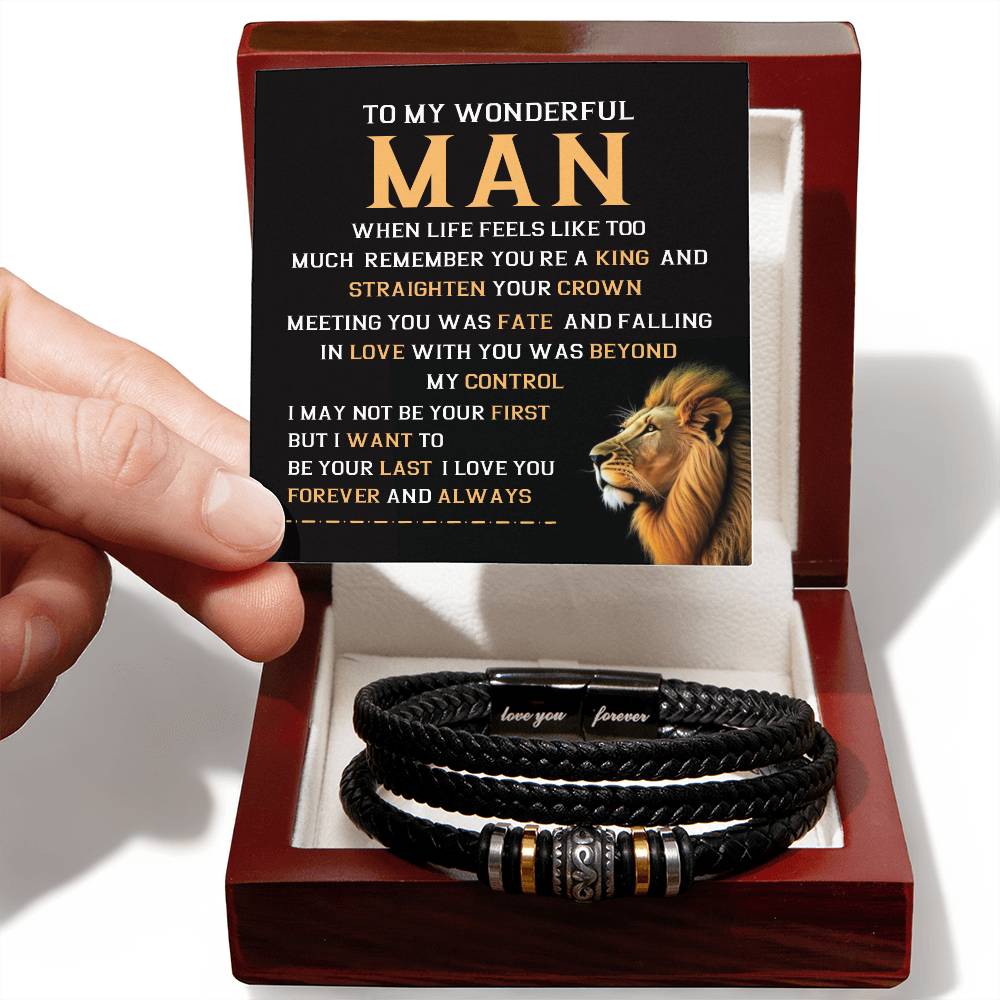 Bracelet Gift for Boyfriend or Husband, Gift Box Included