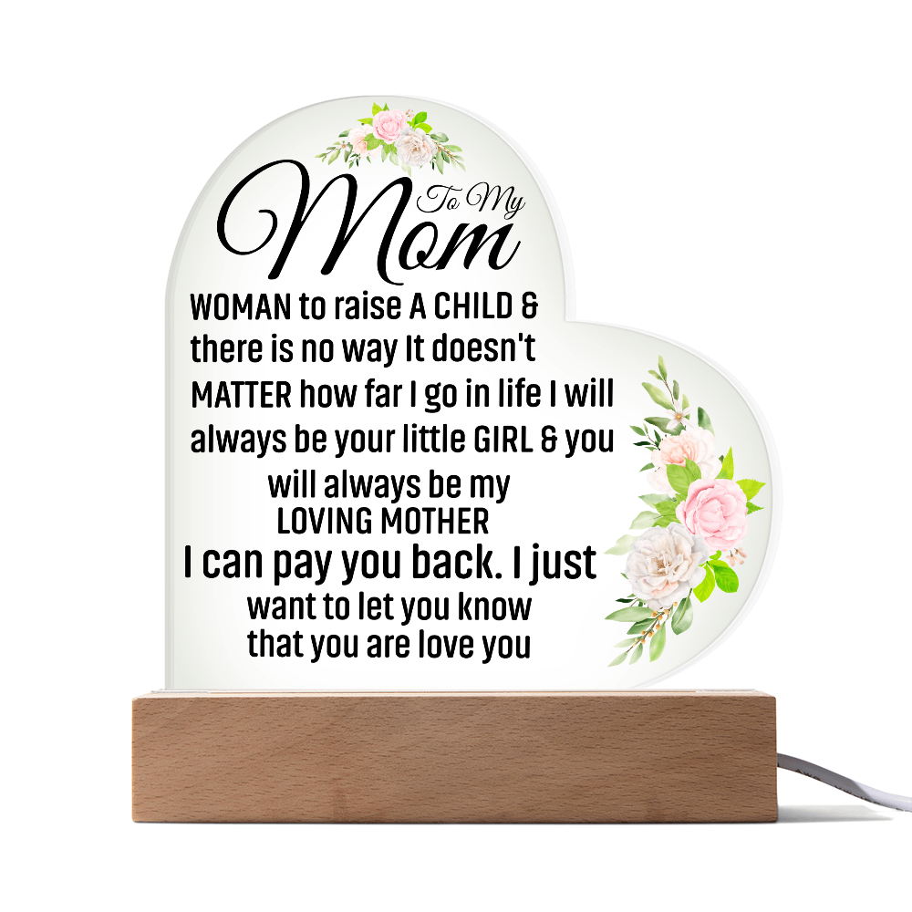 Sentimental Gift for Mother from Daughter Birthday, Mother's Day, or Christmas Gift