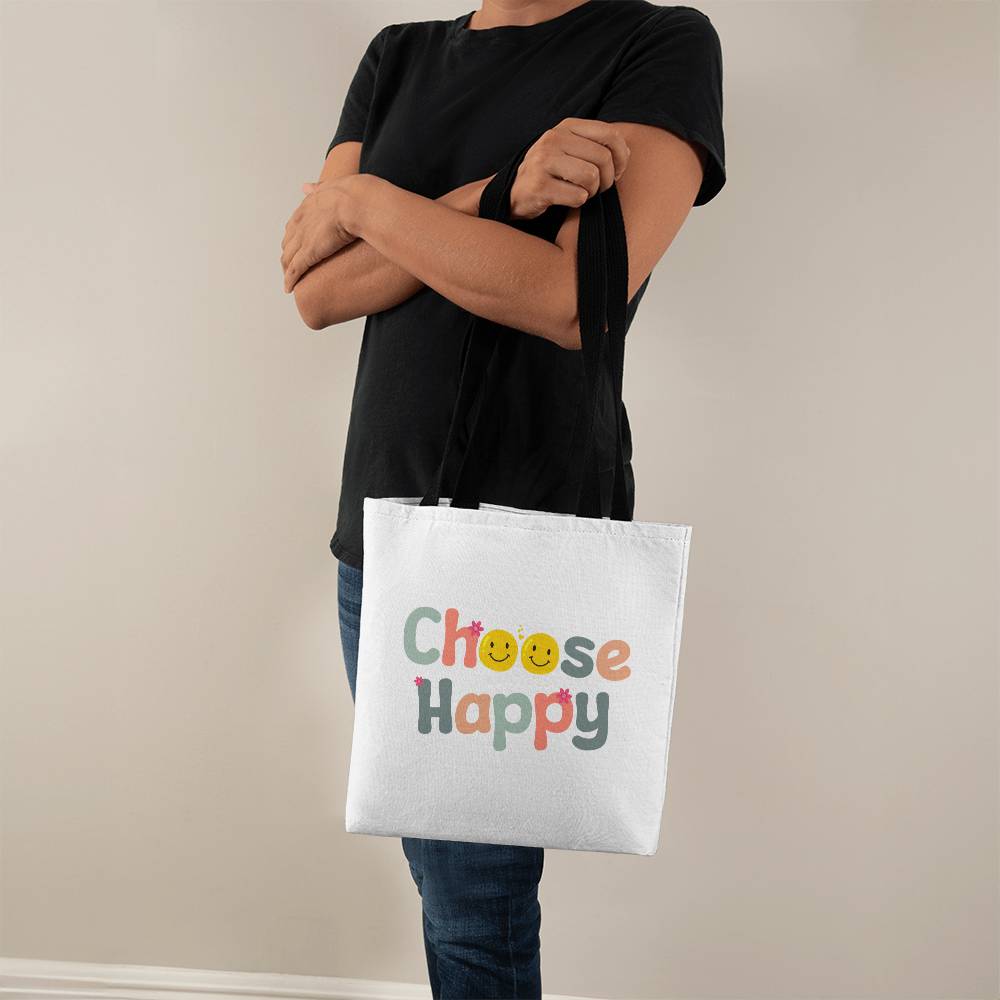 Choose Happy Toto Bag