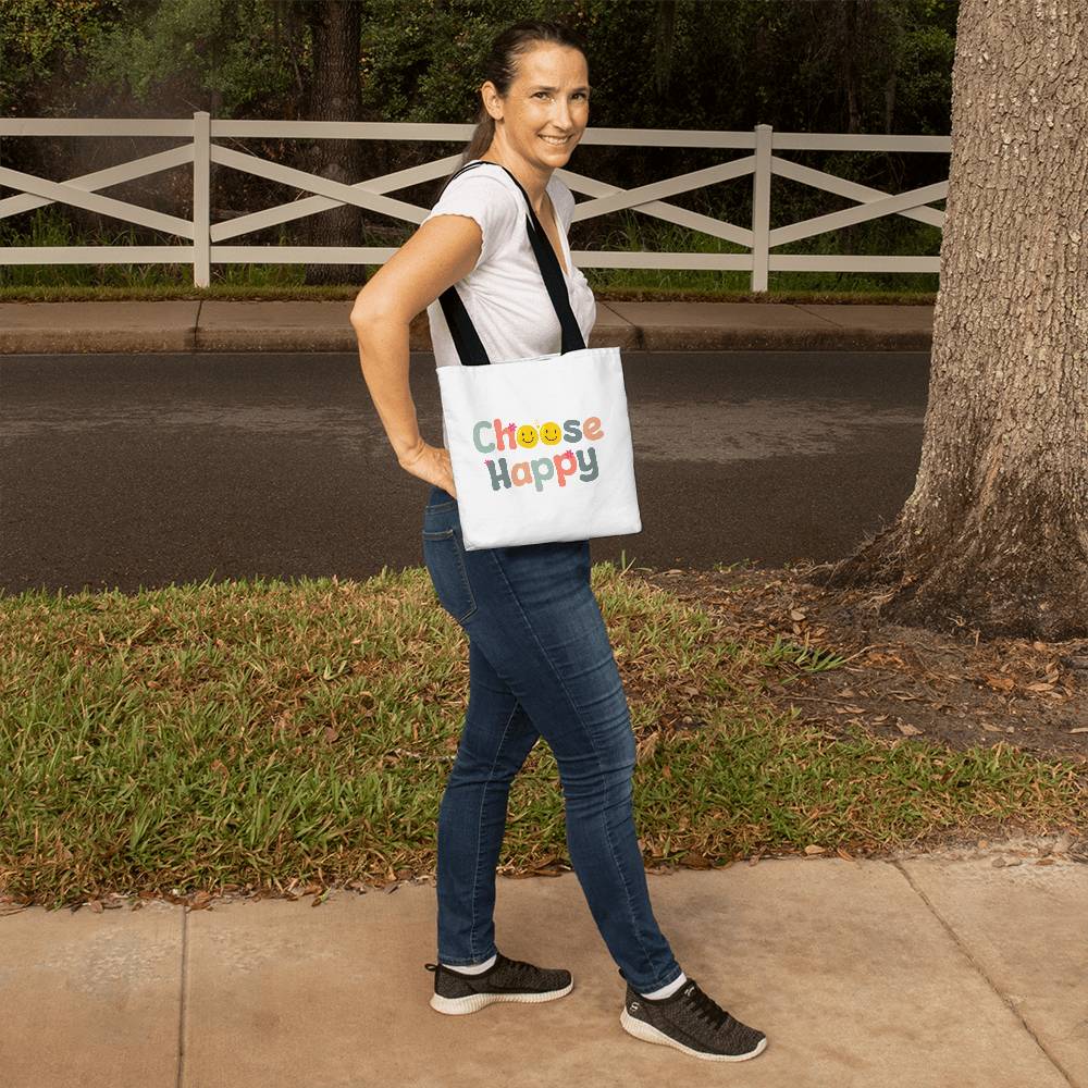 Choose Happy Toto Bag