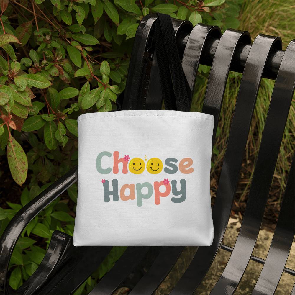 Choose Happy Toto Bag