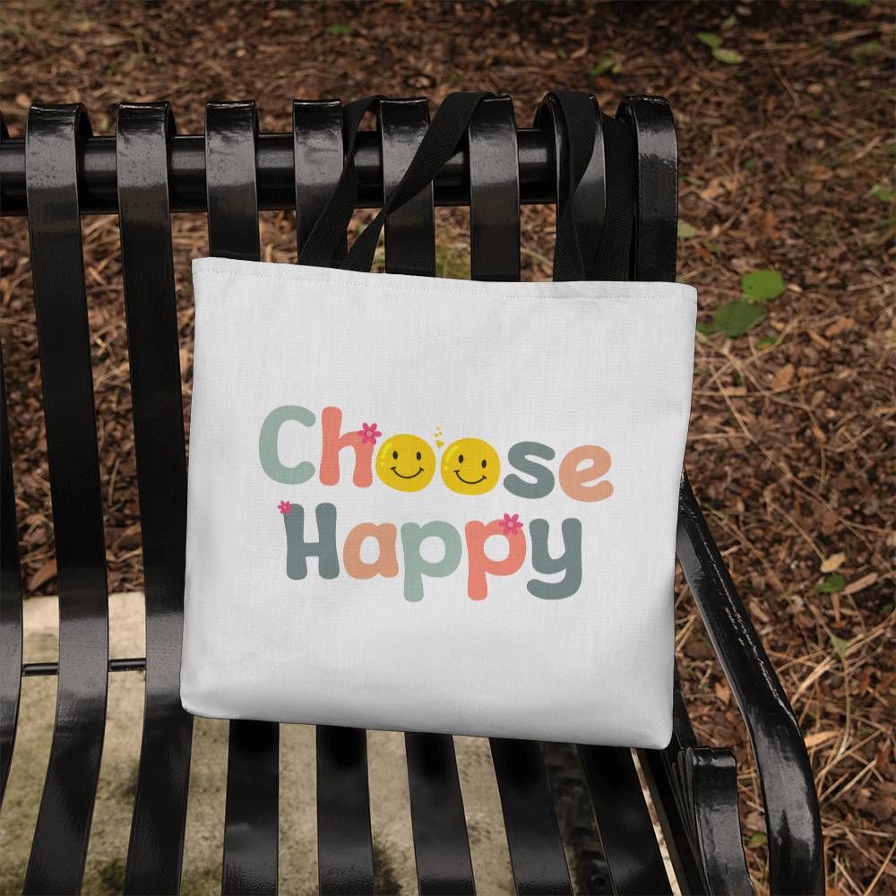 Choose Happy Toto Bag