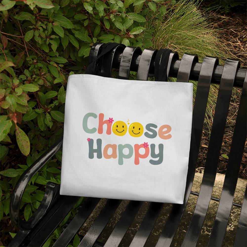 Choose Happy Toto Bag