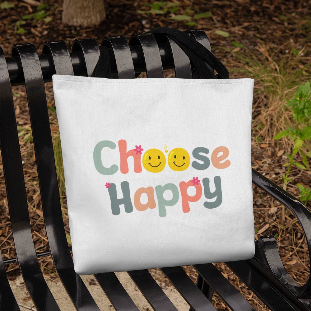 Choose Happy Toto Bag