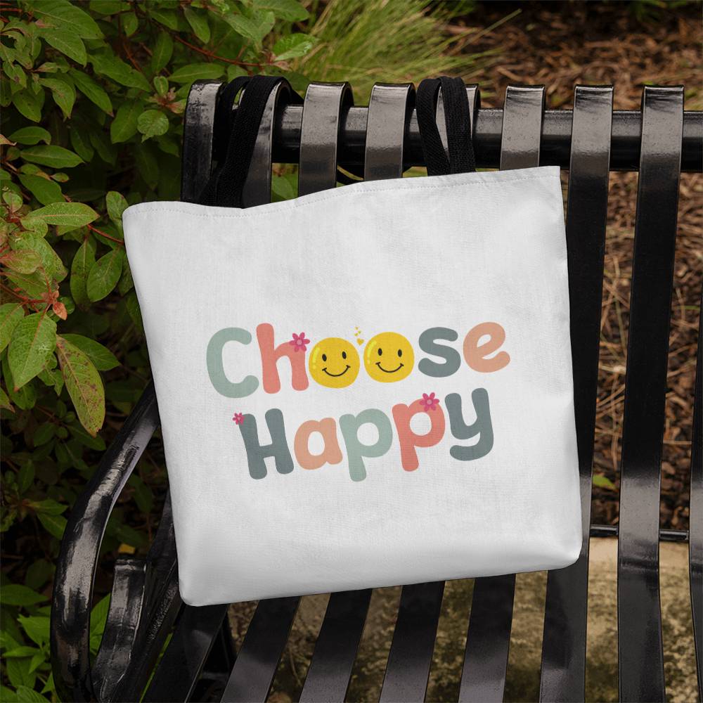Choose Happy Toto Bag