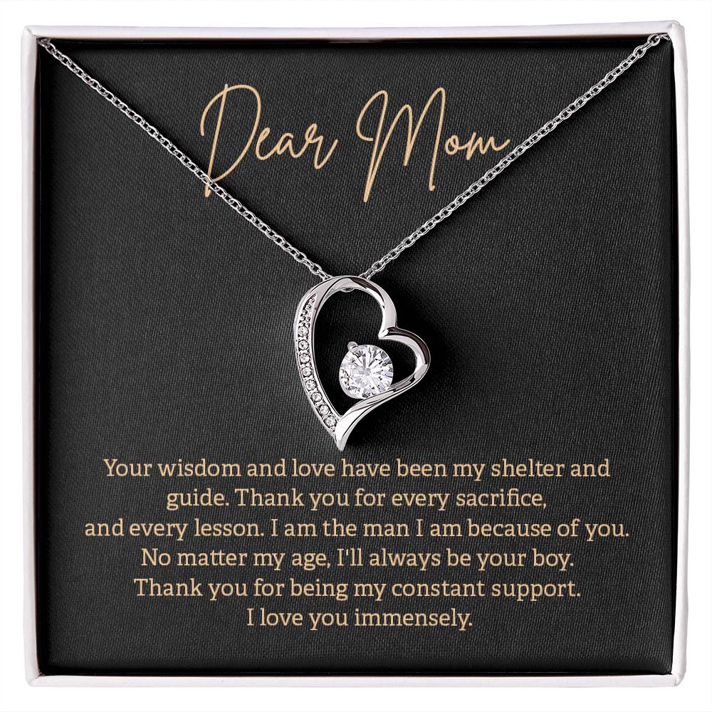 Mom Necklace from Son – Love and Gratitude Gift