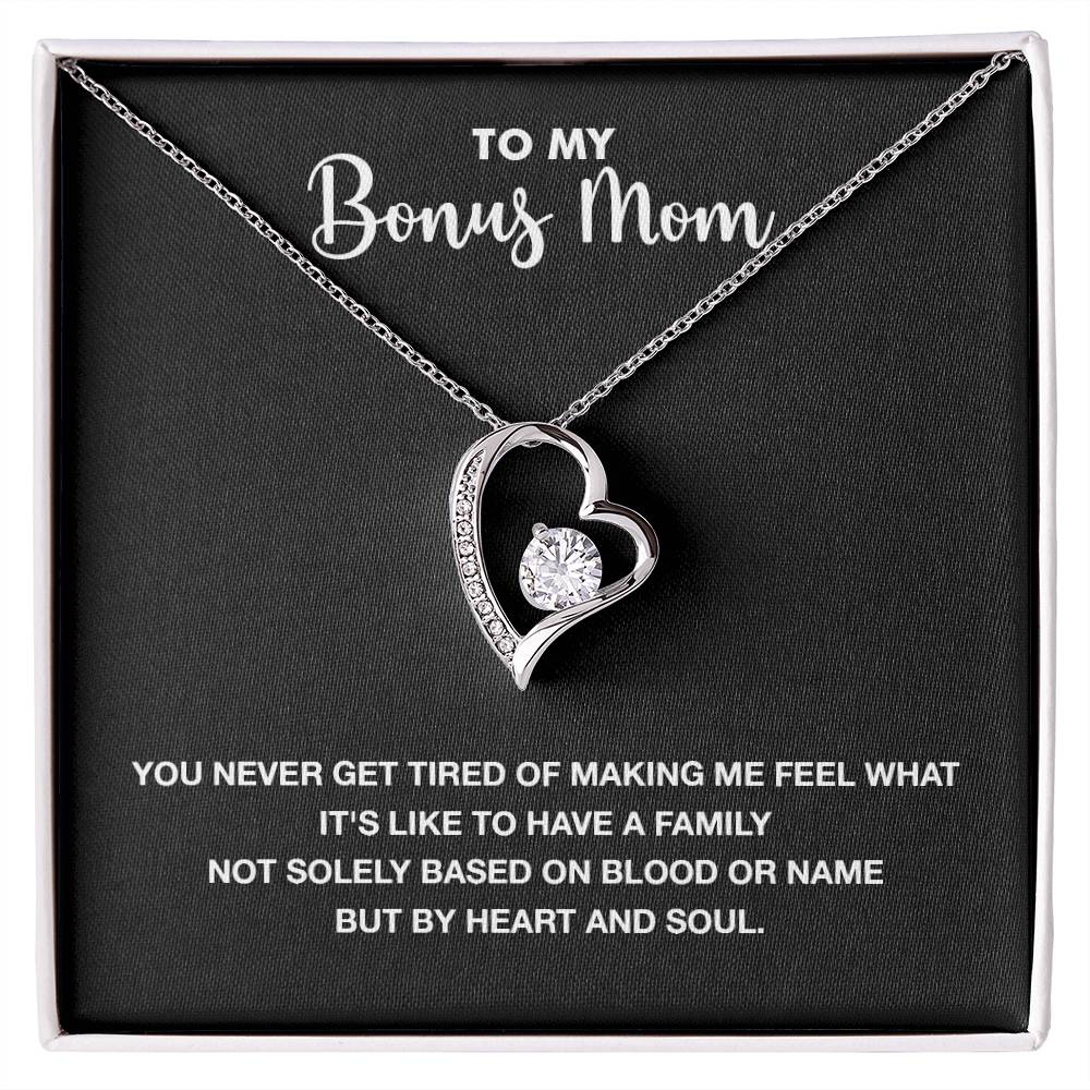 To My Bonus Mom Bonus Mom Necklace Gift Bonus Mom Appreciation Jewelry Meaningful Necklace For Bonus Mom Necklace From Daughter To Bonus Mom Special Bond Bonus Mom Jewelry Sentimental Gift For Bonus Mom Bonus Mom Special Occasion Necklace