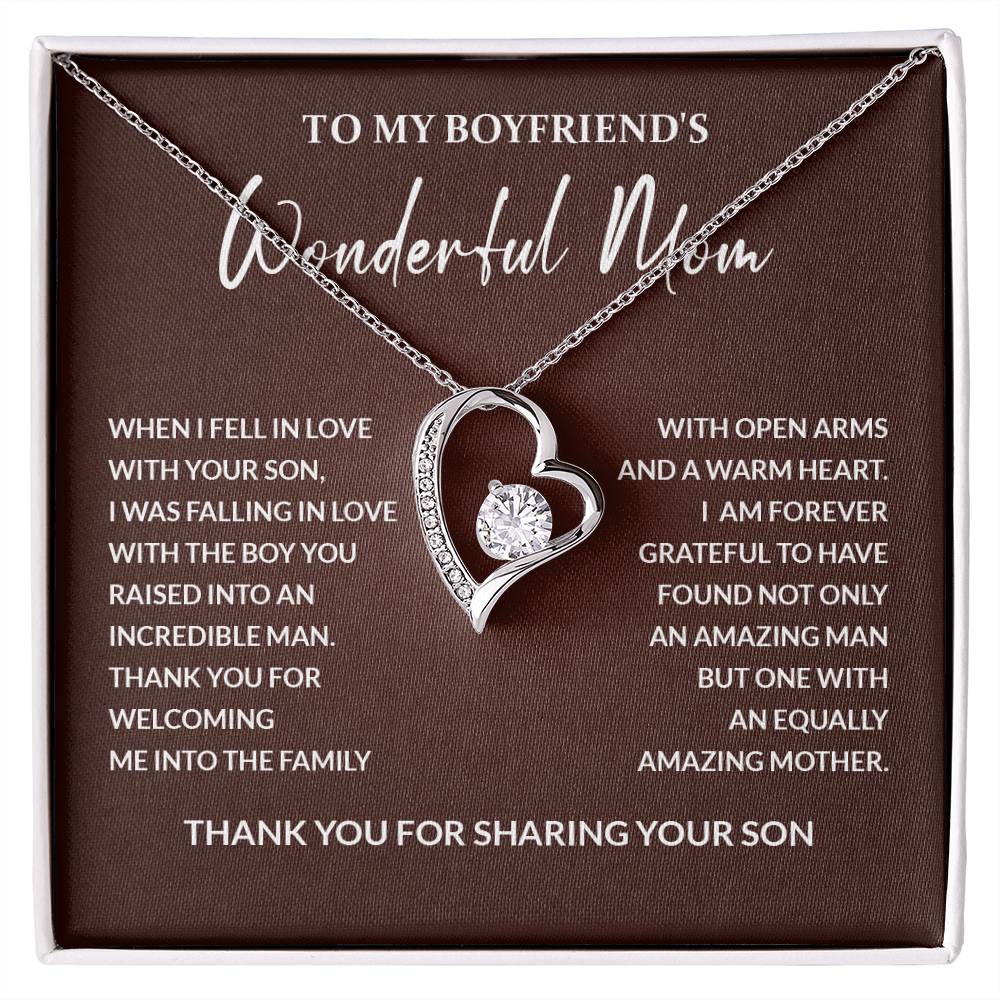 Boyfriend’s Mom Gift – Thank You for Raising an Amazing Son