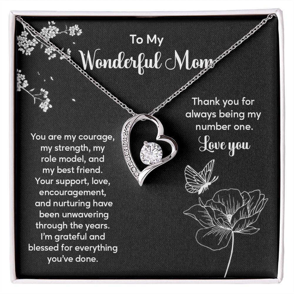Mother's Day Gift from Daughter – Message Card Jewelry Box