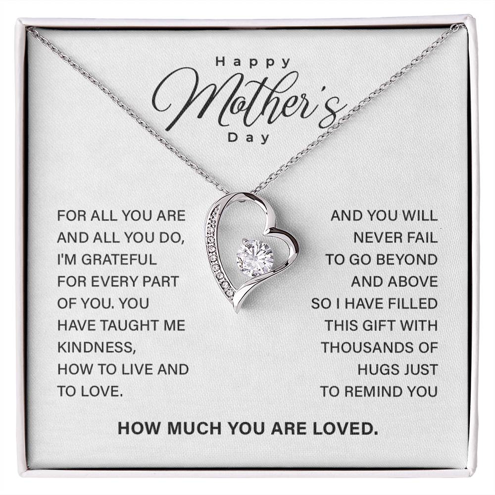 Mother’s Day Necklace Gift with Keepsake Message Card