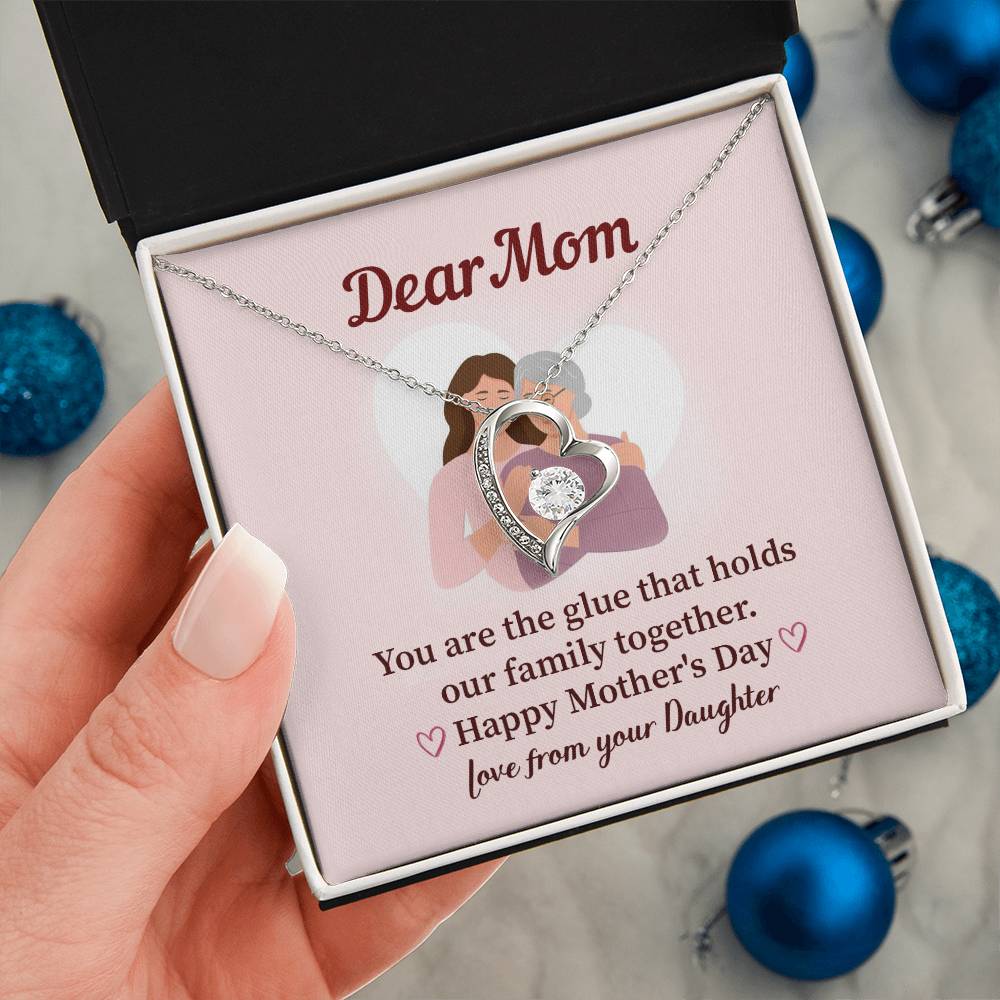 Mother Necklace Gift from Daughter With Gift Box