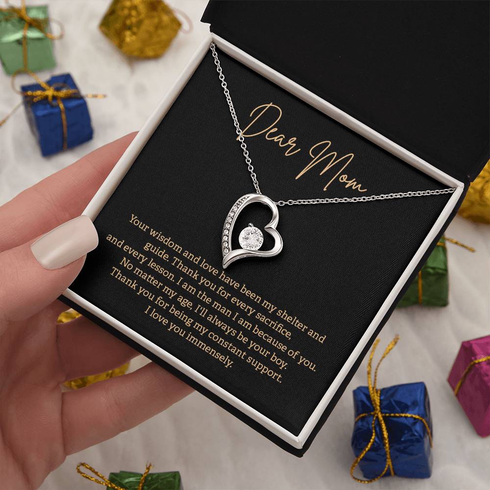 Mom Necklace from Son – Love and Gratitude Gift