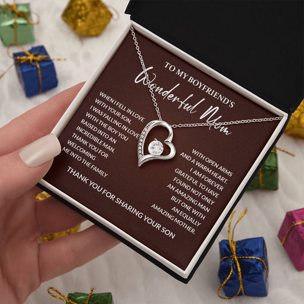 Boyfriend’s Mom Gift – Thank You for Raising an Amazing Son
