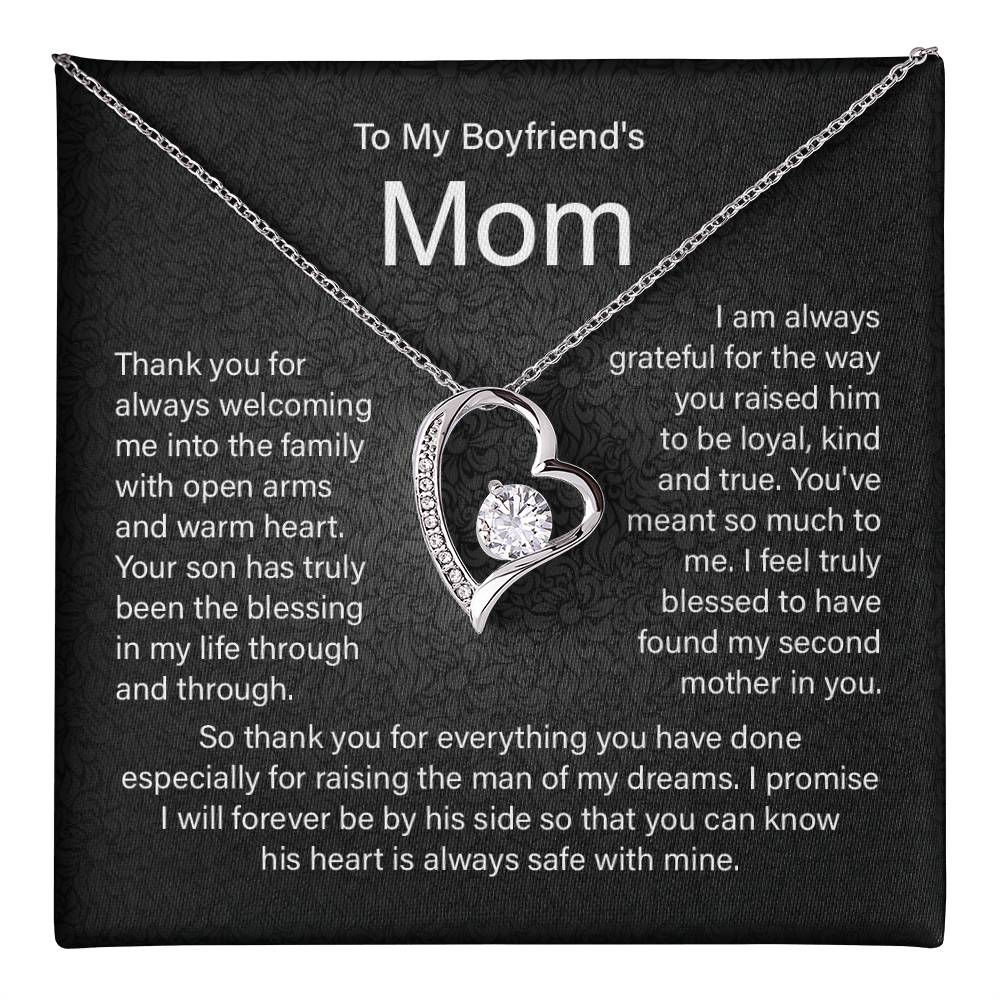 Boyfriend's Mom Necklace Gift From Girlfriend.