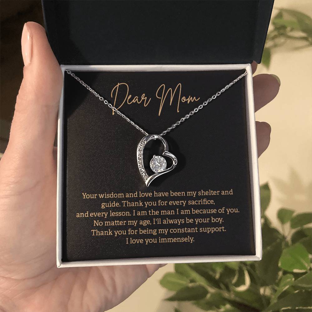 Mom Necklace from Son – Love and Gratitude Gift