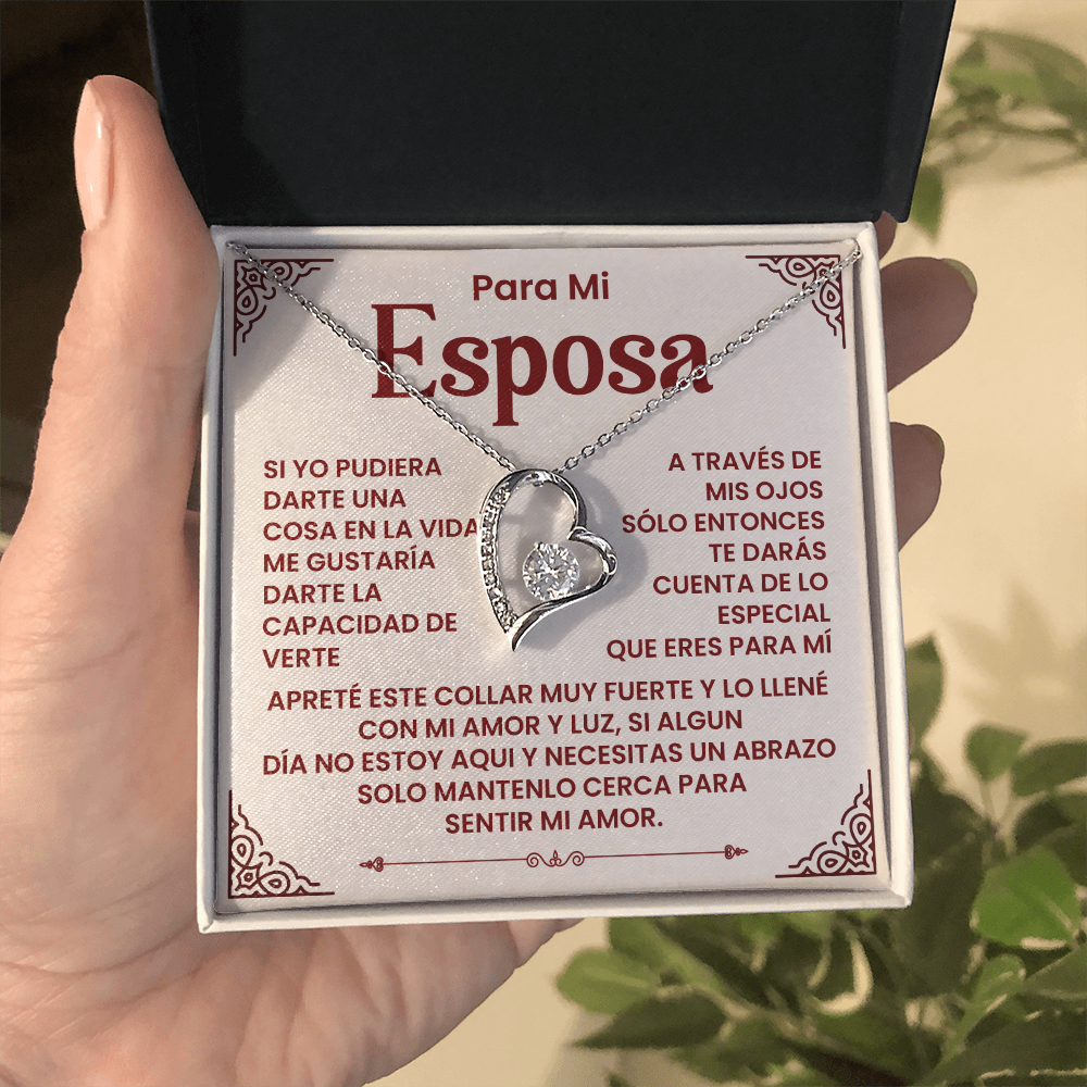 Para Mi Esposa - Un Collar Lleno De Amor, Luz Y Un Abrazo Que Siempre Te Acompaña