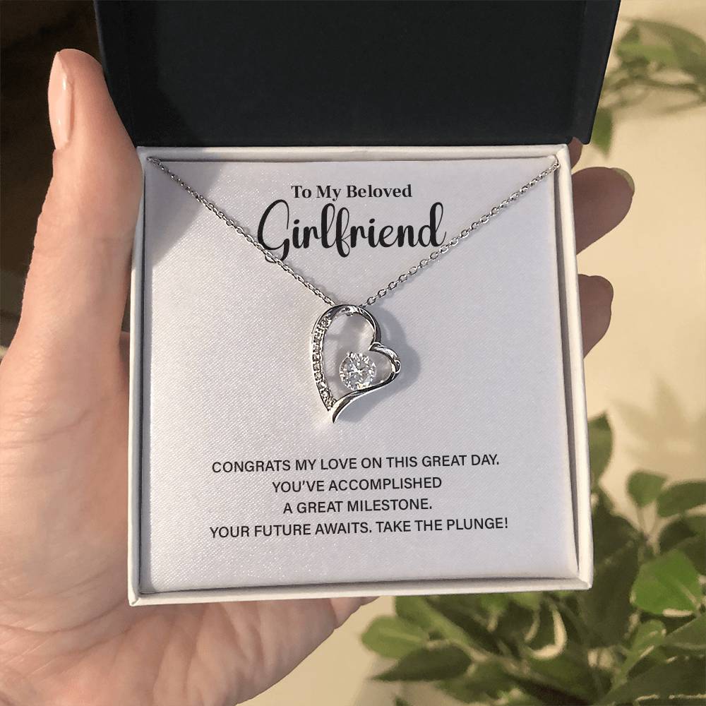 Heart Necklace Graduation Gift for Her