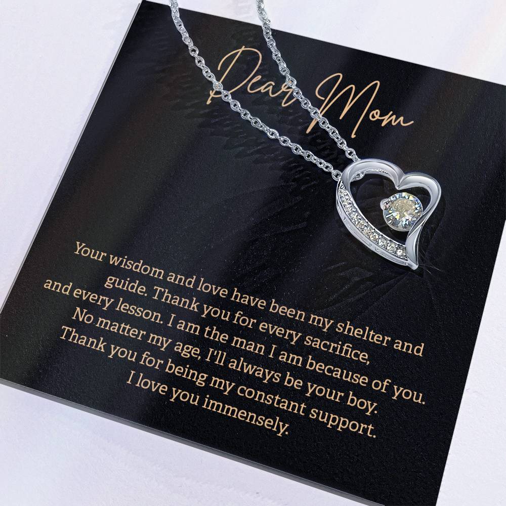 Mom Necklace from Son – Love and Gratitude Gift