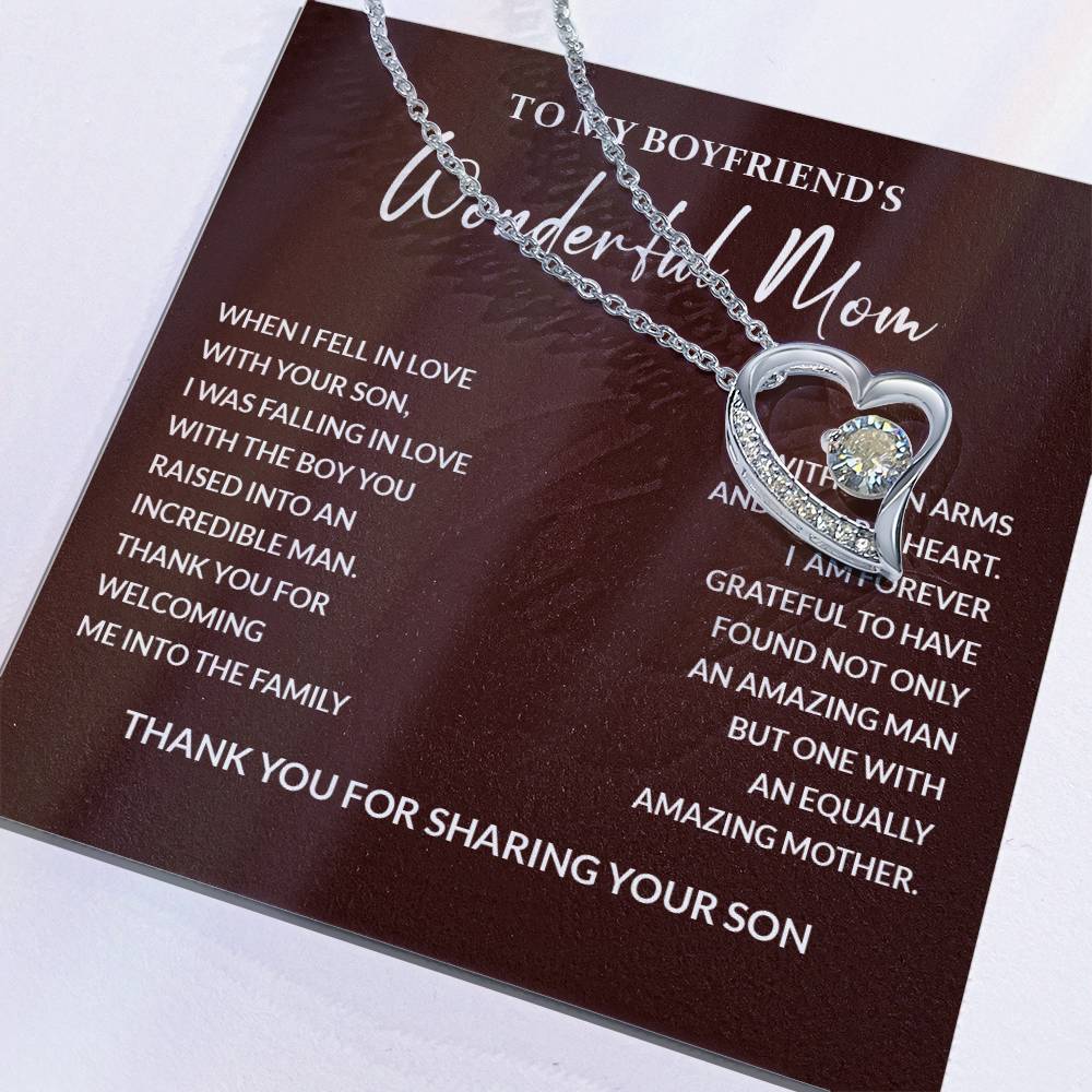 Boyfriend’s Mom Gift – Thank You for Raising an Amazing Son