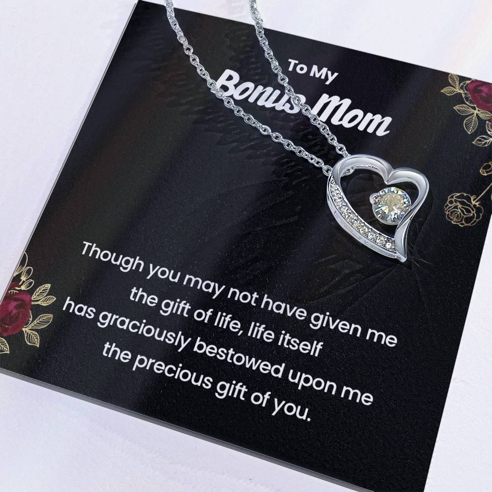 Bonus Mom Necklace Gift from Stepdaughter