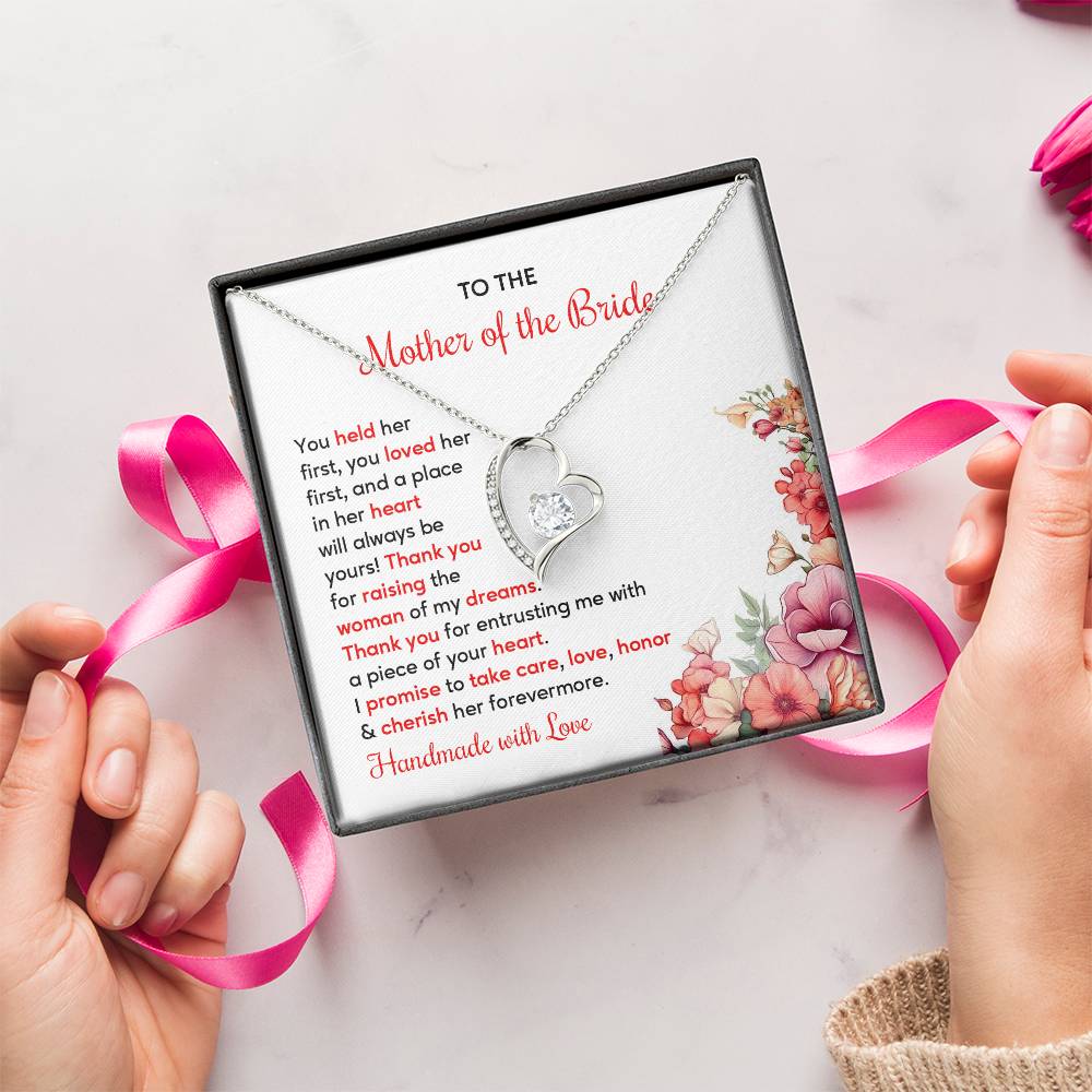 Gift for Mother of the Bride from Groom with Sentimental Card