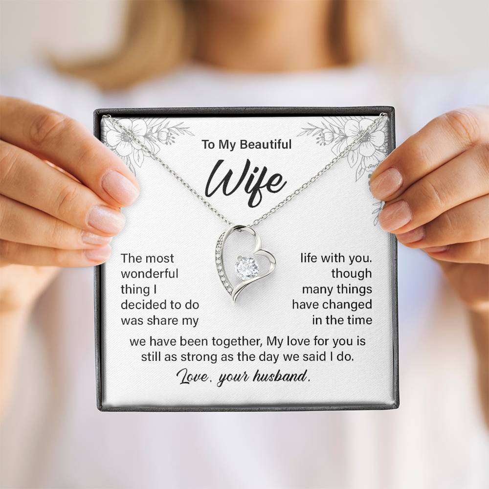 Romantic Gift for Wife from Husband with Love Note