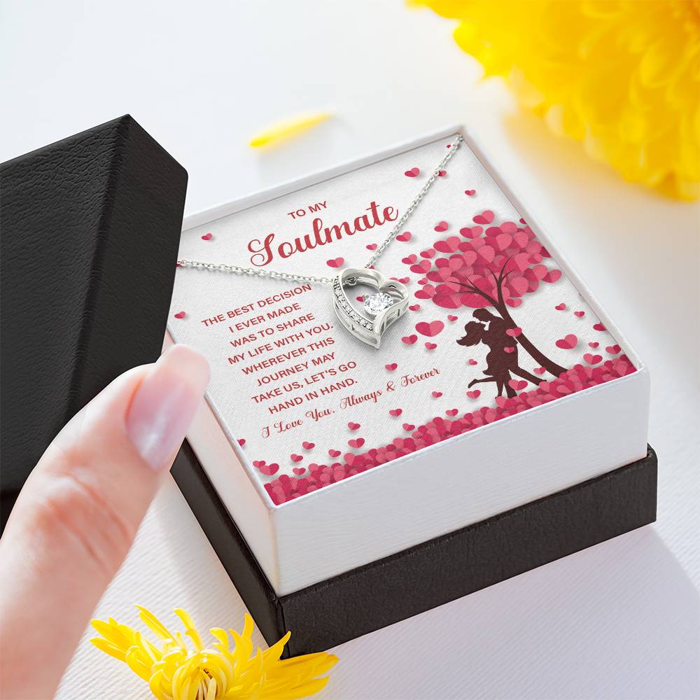 Soulmate Necklace Gift for Her – With Gift Box