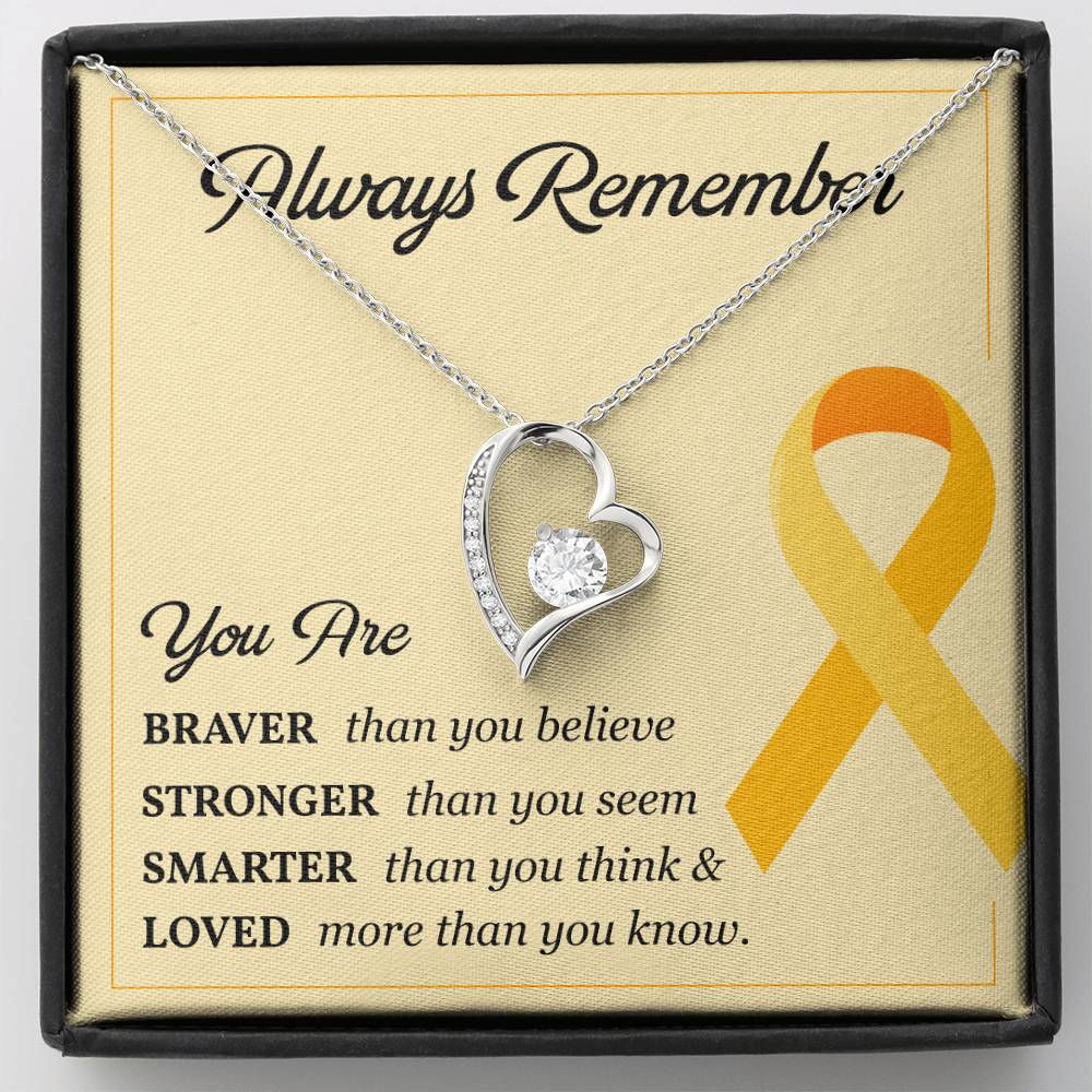 Childhood Cancer Gift for Her – Message Card Inside