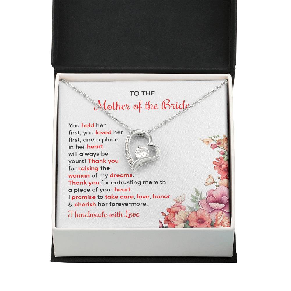 Gift for Mother of the Bride from Groom with Sentimental Card