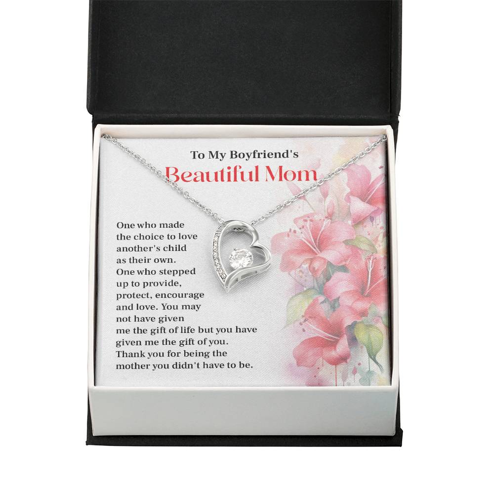 Beautiful Mom Necklace Gift from Boyfriend’s Partner