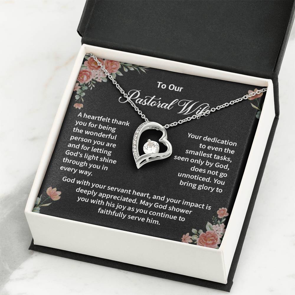 Christian Necklace Gift for Pastoral Wife – With Message Card