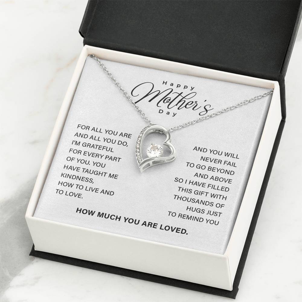 Mother’s Day Necklace Gift with Keepsake Message Card