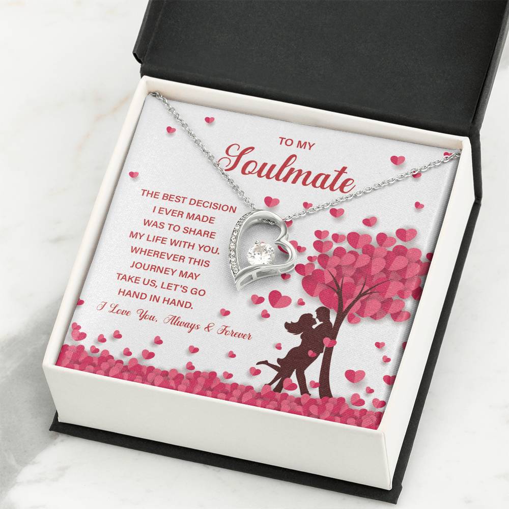 Soulmate Necklace Gift for Her – With Gift Box