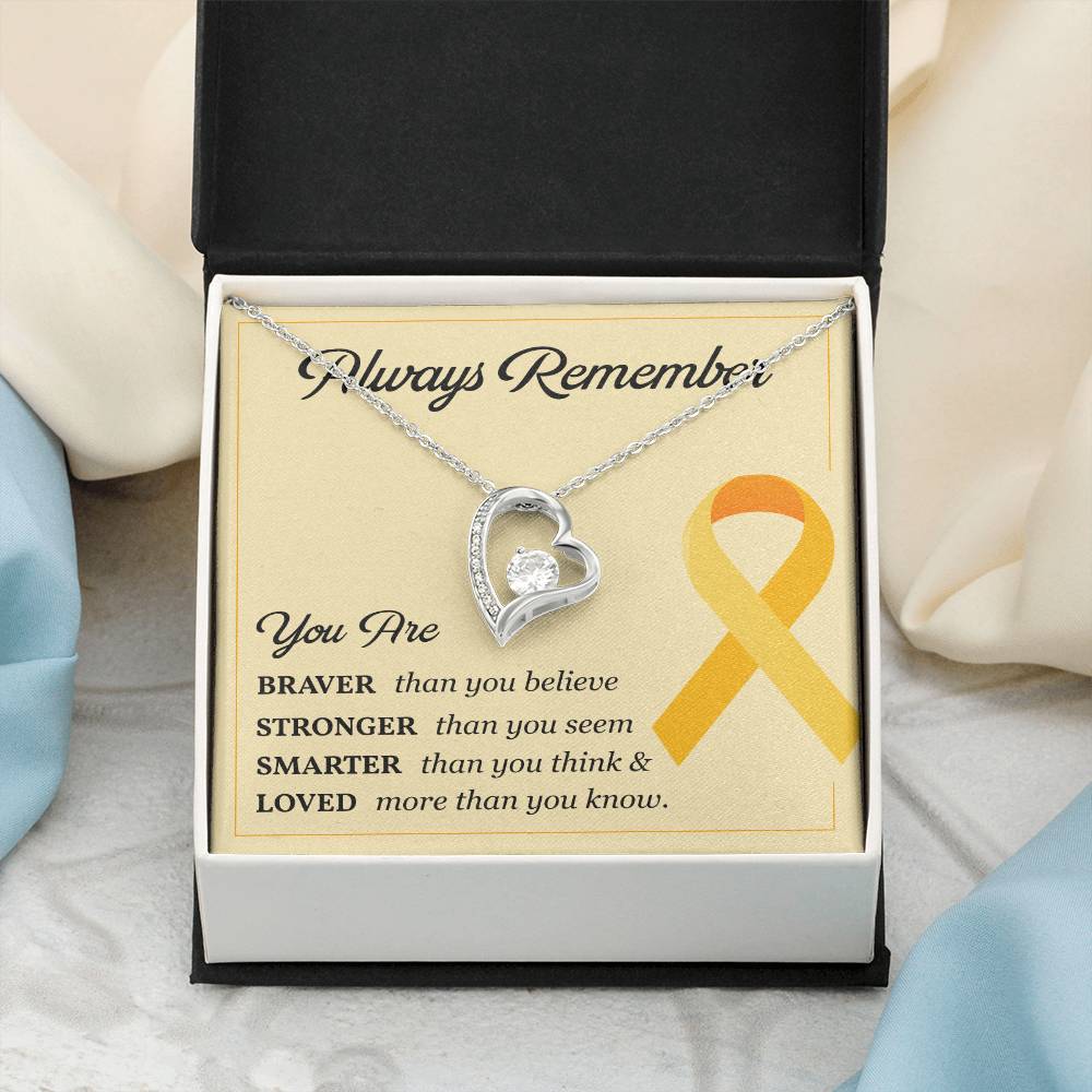 Childhood Cancer Gift for Her – Message Card Inside