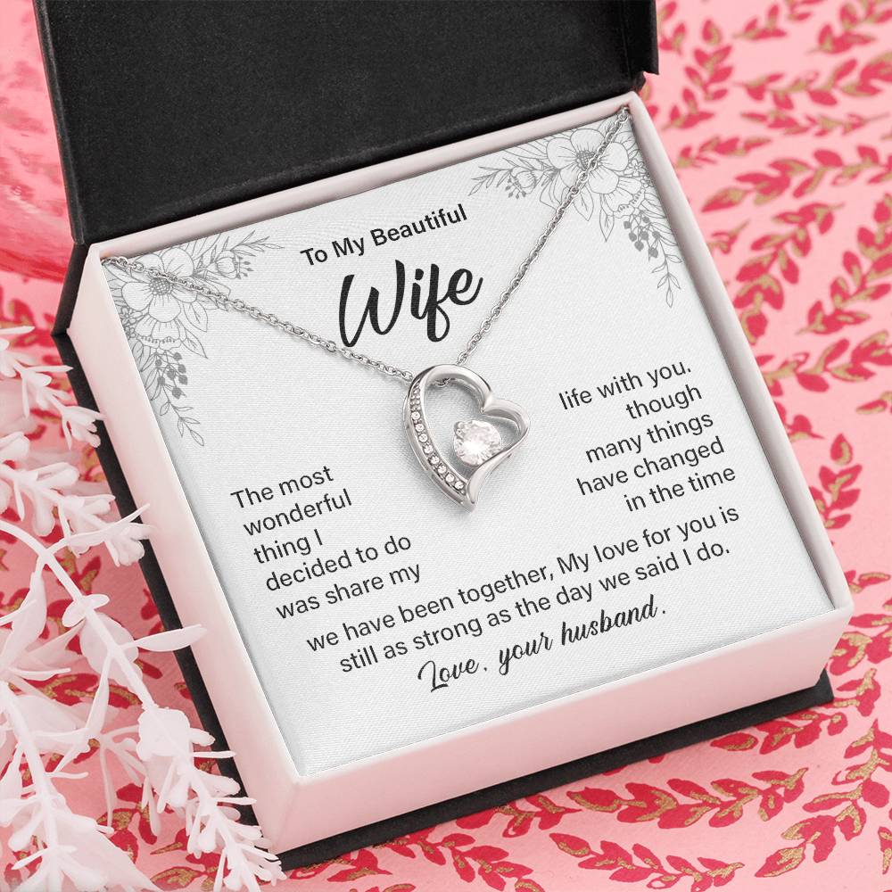 Romantic Gift for Wife from Husband with Love Note