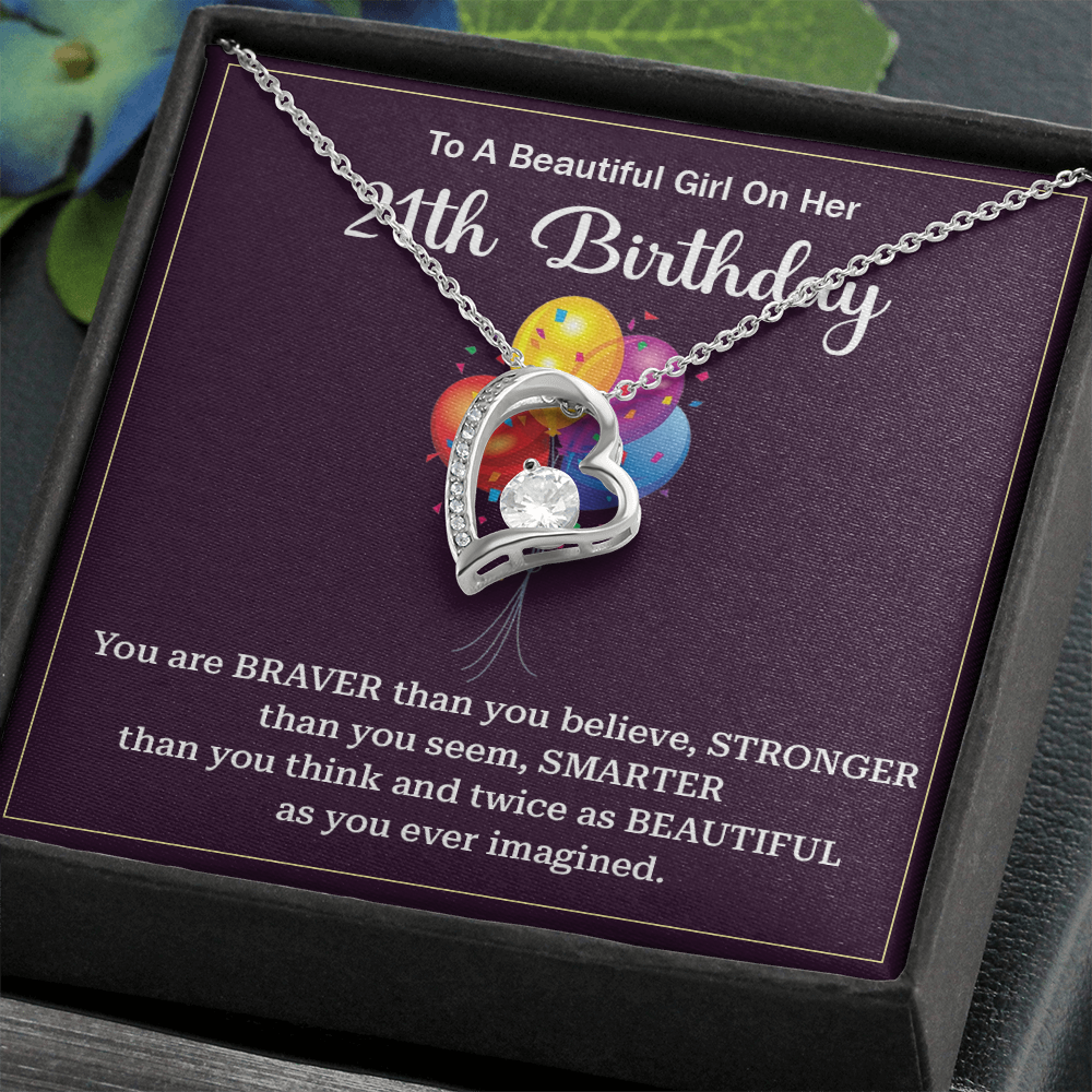 A Beautiful 21st Birthday Gift Necklace For Strength